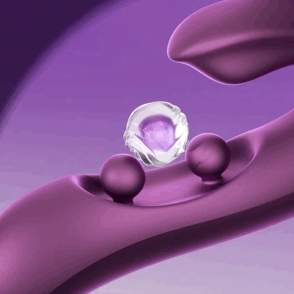 GEM Wiggling Twin Balls Rabbit Vibrator